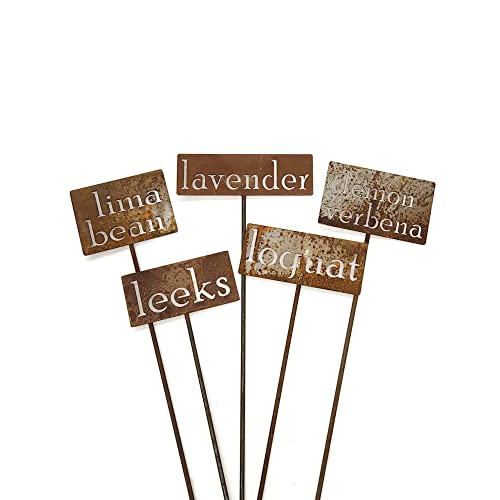 Classic Metal Garden Markers 19 Inches Tall