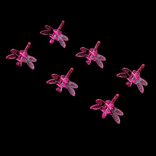 100Pcs Plant Orchid Support (Rose Red)