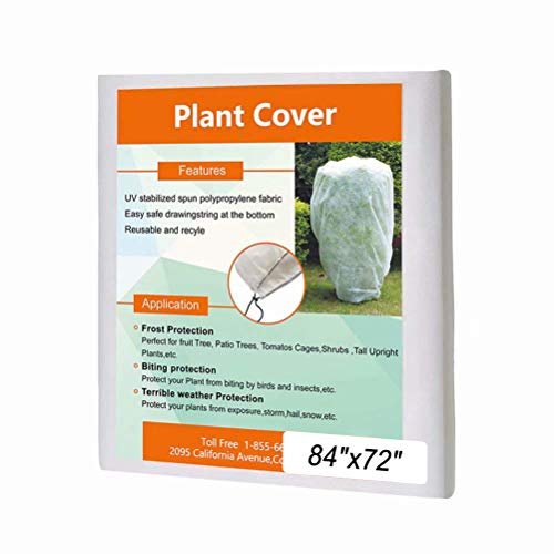 Plant Covers Freeze Protection 1.5oz 84"x72" Warm Worth Tree