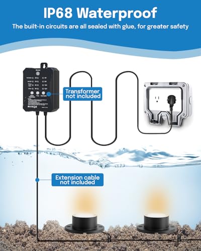 LED Underwater Pond Lights for Outdoor Pond Fountain