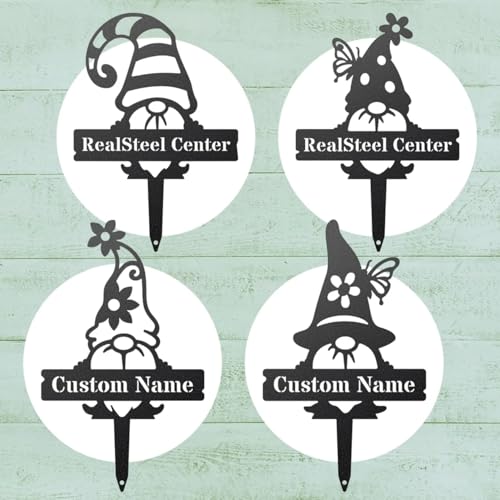 Custom Gnome Plant Markers