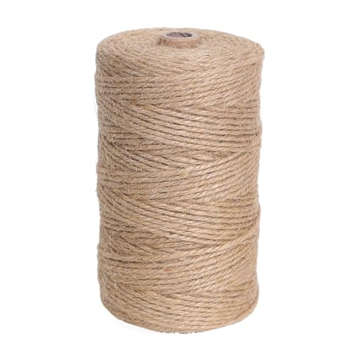 Natural Jute Twine 656ft 3mm (656 Foot)