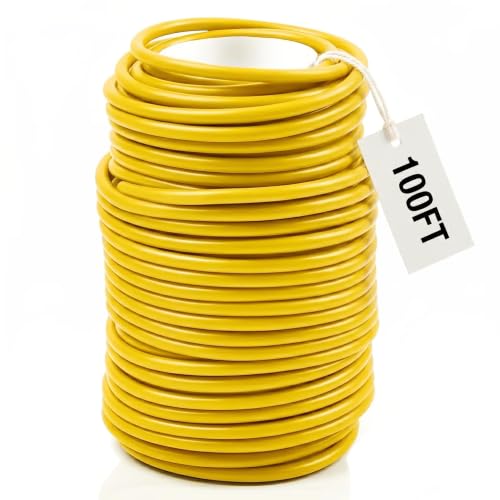 Soft Plant Ties for Support (100ft Yellow Plant Tie)