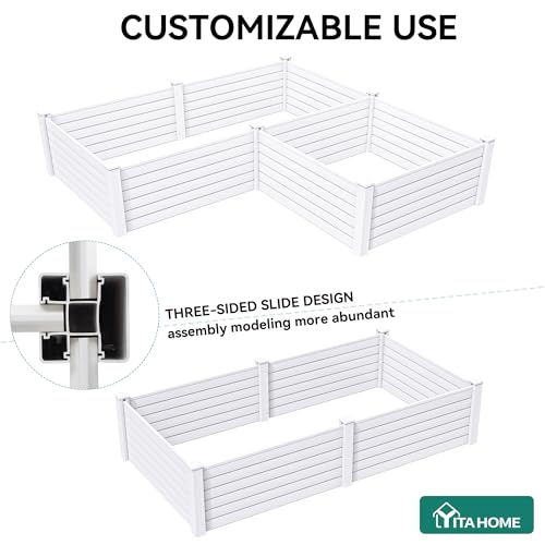 4x4x2 FT Plastic Raised Garden Bed Kit