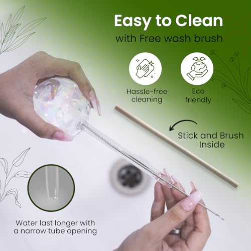 Iridescent Self Watering Globes (4 Count)