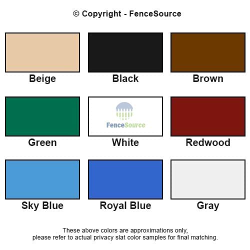 Wave Slat 9 Colors (82 Count)