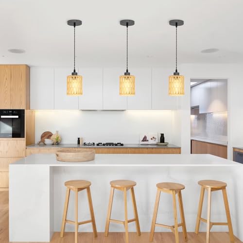 Farmhouse Hemp Rope Pendant Light