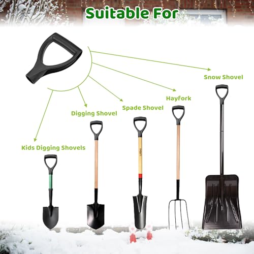 D Grip Shovel Handle Replacement (Red)