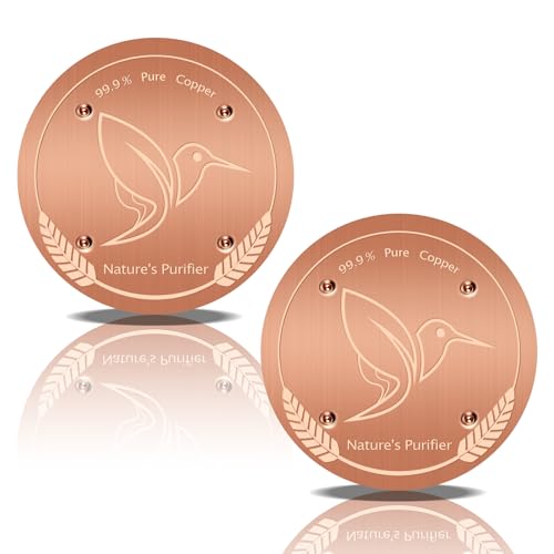 2 Pack Bird Bath Copper Disk (2Pcs)