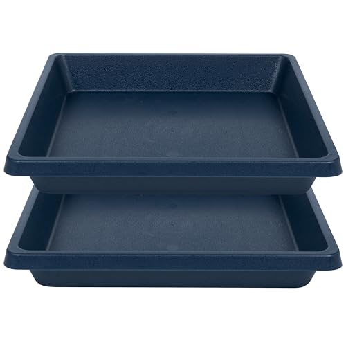 16 Inch Square Plant Saucer 2 Pack (16"(2Pack) / Blue)