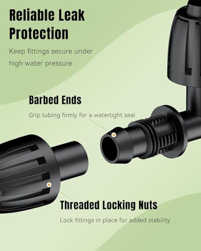 15 Pcs Drip Irrigation Fittings for 1
