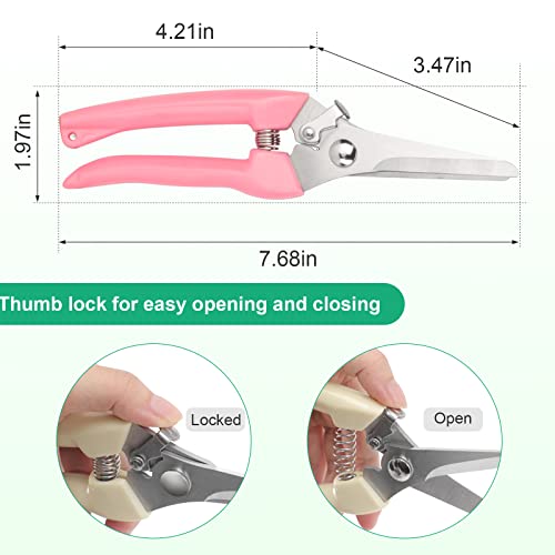 Premium garden shears (2 Pack- Pink)