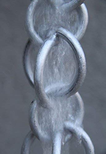 Double Loops Rain Chain (16 Feet / Aluminum)