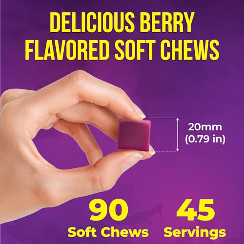 Hair Growth Soft Chews (90 Count (Pack of 1))