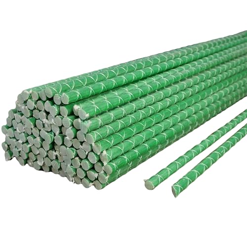 5 Ft Fiberglass Eco Friendly Garden Stakes 100 Pack (100 Count)