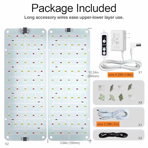 Panel Grow Light for Indoor Plants (Daylight White / 1 Pack)