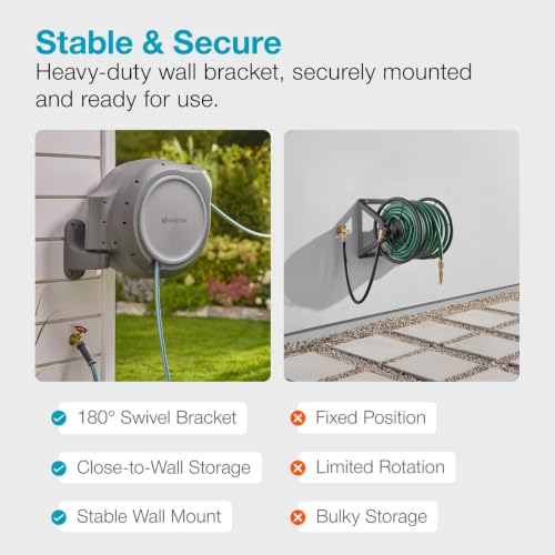 Retractable Garden Hose Reel