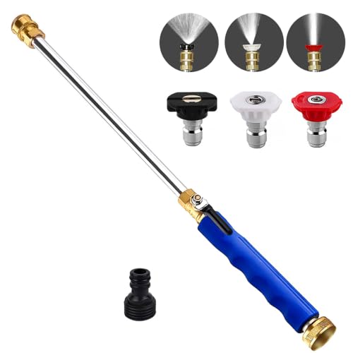 Jet Nozzle High Pressure Hose Nozzle (Blue / 18inch)