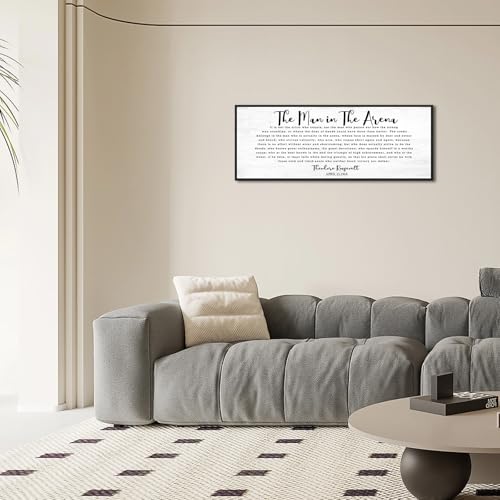 The Man In The Arena Wall Art (The Man in the Arena / 15"x40")