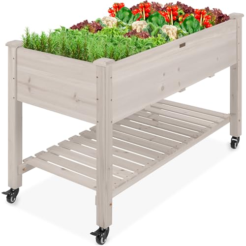 Raised Garden Bed 48x24x32 (White / 48x24x32in)