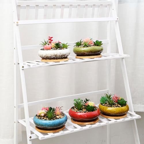 Lotus Bowl Planter (Red)
