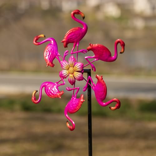 44" Flamingo Garden Wind Spinners (44" Flamingo)