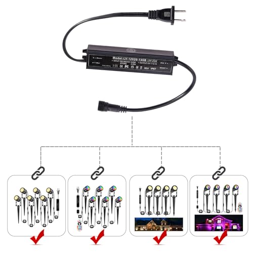 12V Transformer Adapter for GreenClick Landscape Lighting (Transformer)