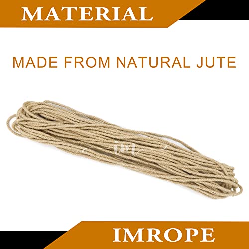 6mm x 300 Feet Natural Jute Rope (Natural Jute / 6mm x 300 Ft)
