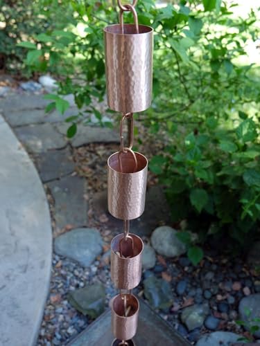 Kenchiku Rain Chain (11 Feet / Copper)