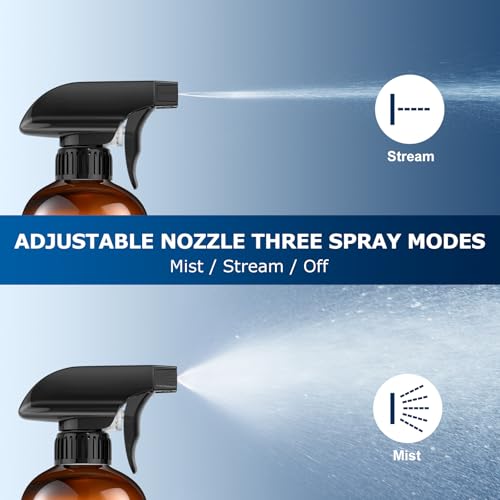 10oz Spray Bottle with Adjustable Nozzle (10 oz 3Pack)