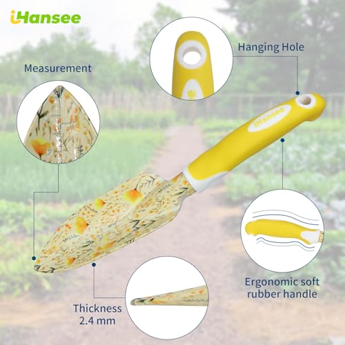 Yellow Garden Tools Set 10 Pieces (yellow)