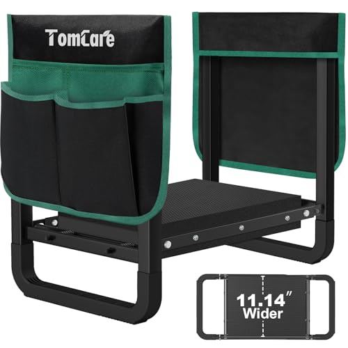 Garden Kneeler and Seat (Black / 11.14" Ultra-Wide Kneeling Pad)