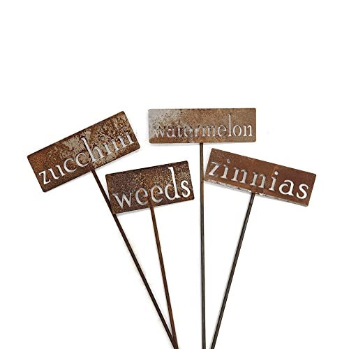 Classic Metal Garden Markers 19 Inches Tall