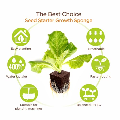 75PCS Pre Drilled Seed Starter Cubes (Pre-Drilled Holes-75PCS)