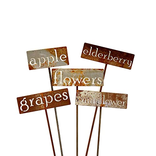 Classic Metal Garden Markers 19 Inches Tall