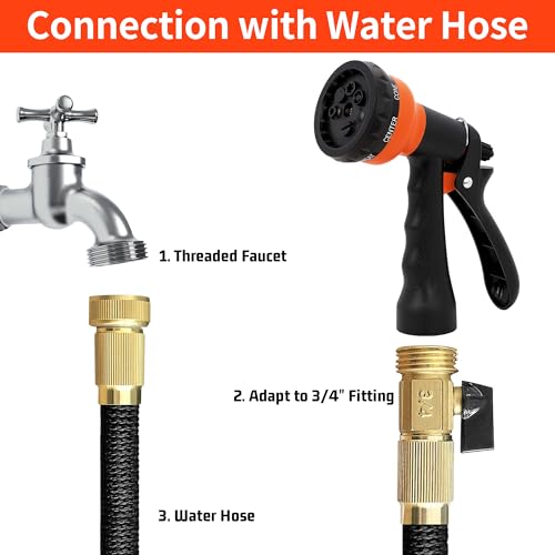Hose Nozzle 4PK (Orange)