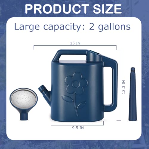 2 Gallon Watering Can for Indoor Plants