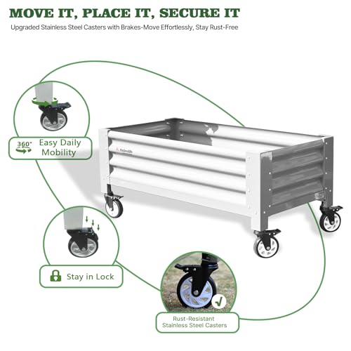 Anleolife Low (48x24x22 in / Antique White)