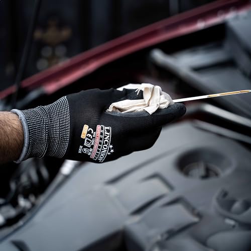 12 Pack Safety Performance Series Construction Mechanics Wrinkle Latex Work Gloves (XX-Large (12 Pairs) / Black)