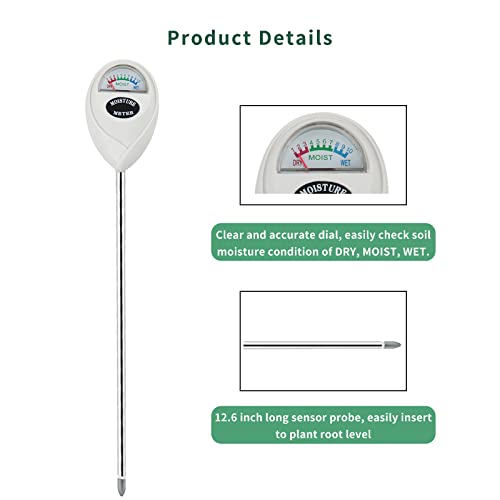 Soil Moisture Meter (2 Count)
