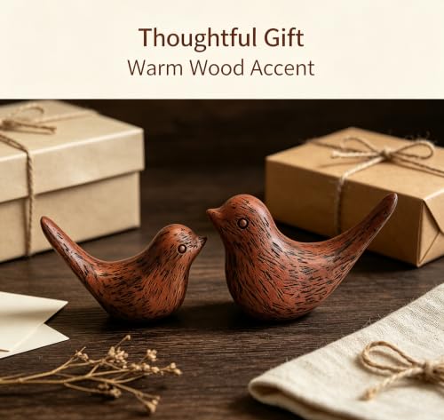Birds Figurine (Jujube-red)