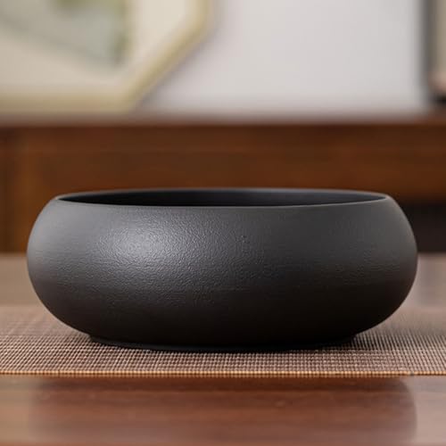Lotus Bowl Planter (Black)