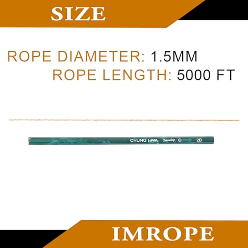 1.5mm x 5000 Feet Natural Jute Rope (Natural Jute / 1.5mm x 5000 Ft)