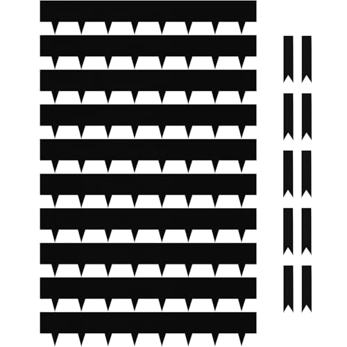 10 Pack Metal Edging for Landscaping (Black / 7.5 Inch)