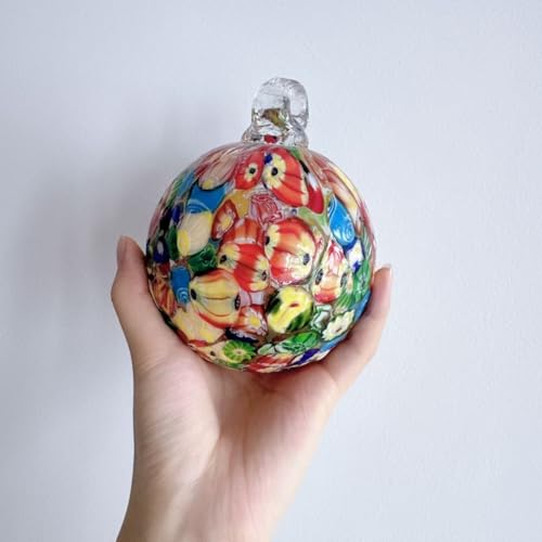 4 Inch Garden Hanging Gazing Ball Hand (Multi Color)