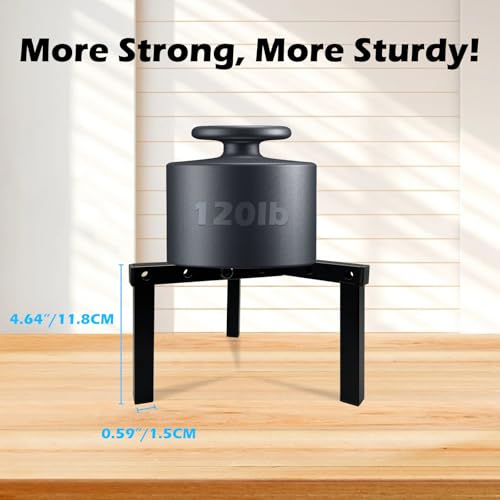 Three Legs Adjustable Metal Plant Stand for 5" (3 - Mini / Mini 3Legs Black 5-10")