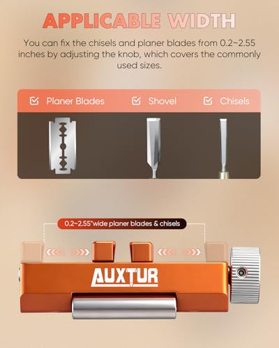 Honing Guide & Chisel Sharpening Jig Set with Angle Rule (guide+stone+rule)