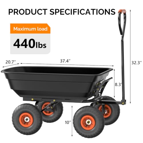 Dump Cart Wagon (Black)