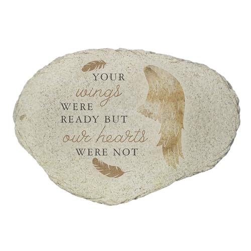 Angel Wings Memorial Garden Stone (Your Wings / Small)