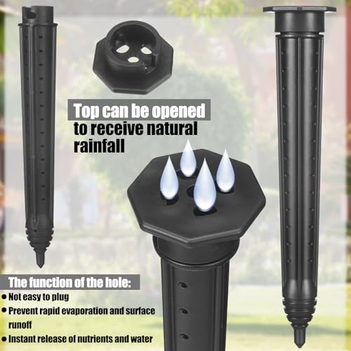15 Pack Garden Watering Stake Deep Root Irrigation Spike (14 Inch)
